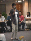 1womanmic.gif (26772 bytes)